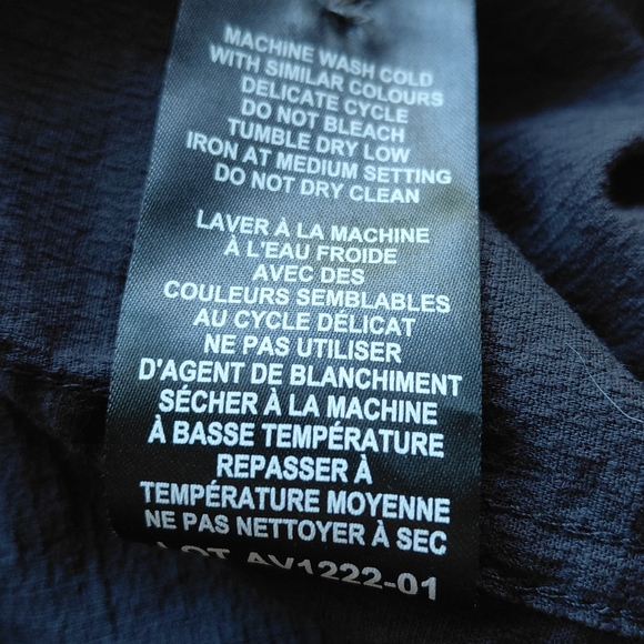 Men's Black Casual Button Down Shirt - Picture 7 of 7